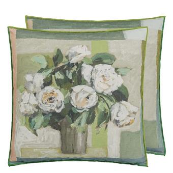 Подушка CCDG1581, Celadon Vase Cotton, Celadon, Designers Guild 50 x 50см 