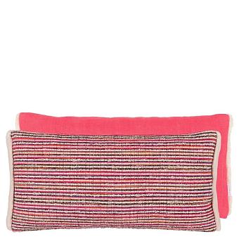 Подушка CCDG1401, Sakiori, Fuchsia, Designers Guild 30 x 60см 