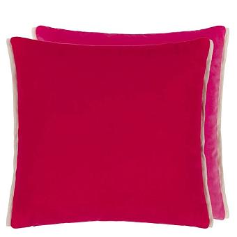 Подушка CCDG1471, Varese, Scarlet & Bright Fuchsia, Designers Guild 43 x 43см 